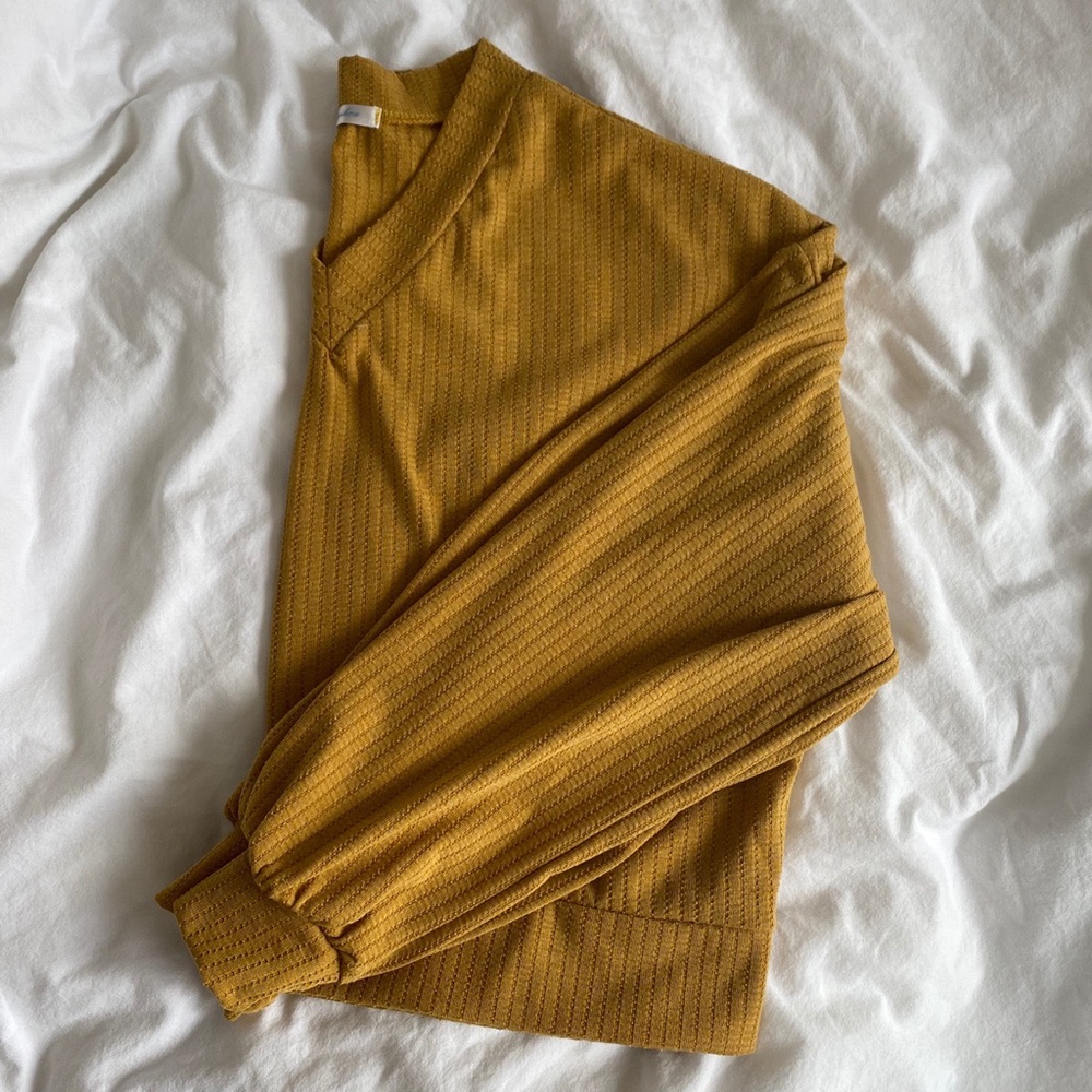 Mustard Long Sleeve Top